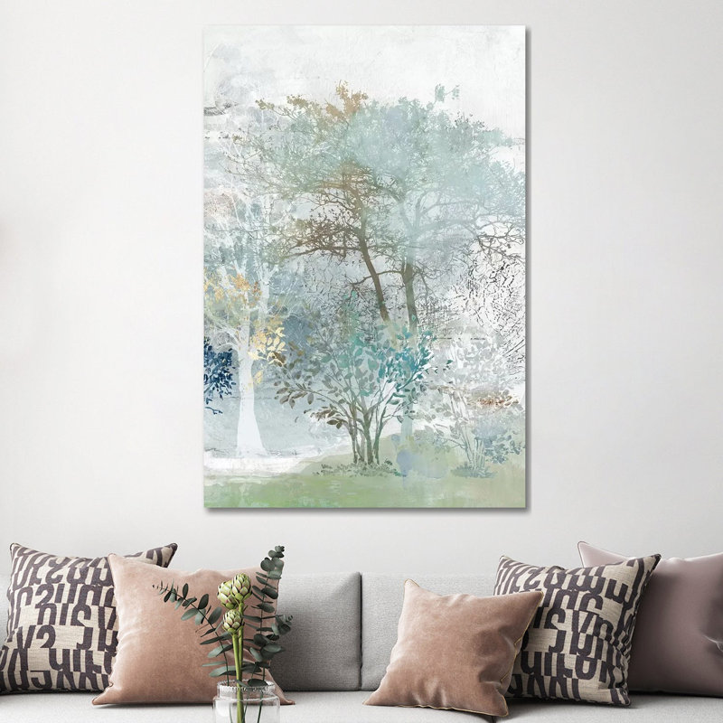 "Silent Mystery II" par Allison Pearce, reproduction d’art, H 60 po x l 40po x P 1,5 po, Pas de tapis, Toile tendue