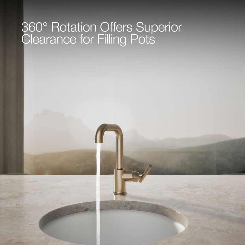 Purist® Bar Faucet with Accessories, Brushed Bronze