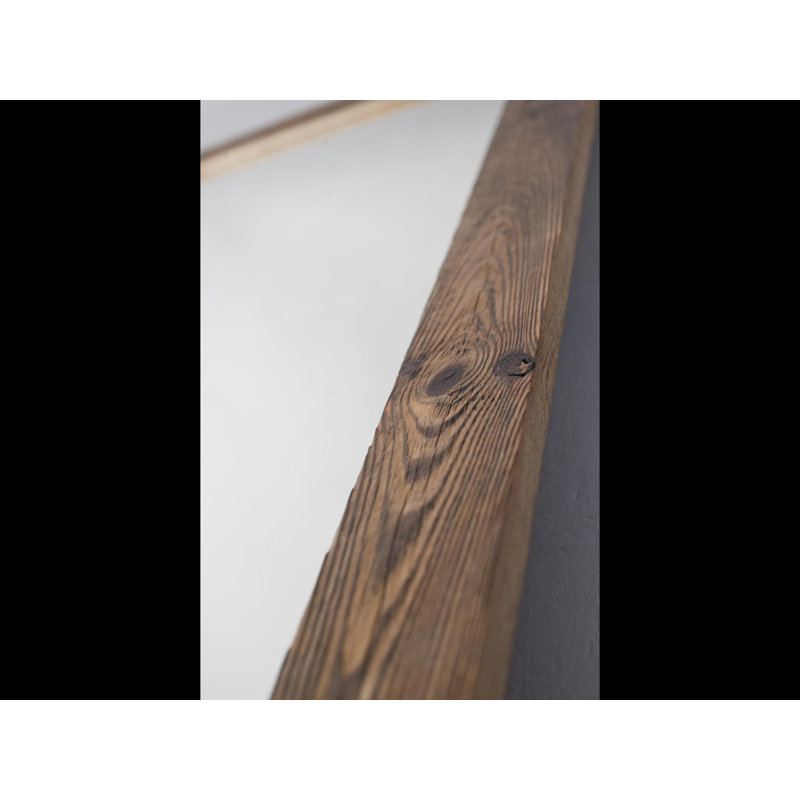 Elrama Rectangle Wood Wall Mirror
