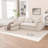 L-Shaped Modular Sofa with Cloud Comfort and No Assembly Required