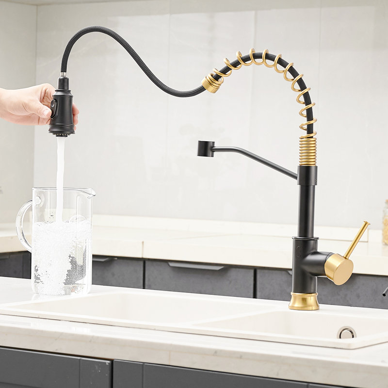 Fapully Pull Down Touchless Kitchen Faucet