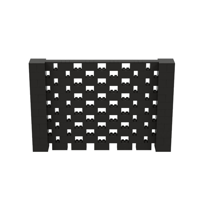 Ensemble mural Everblock, Noir, H 72 po x l 108 po x P 12 po