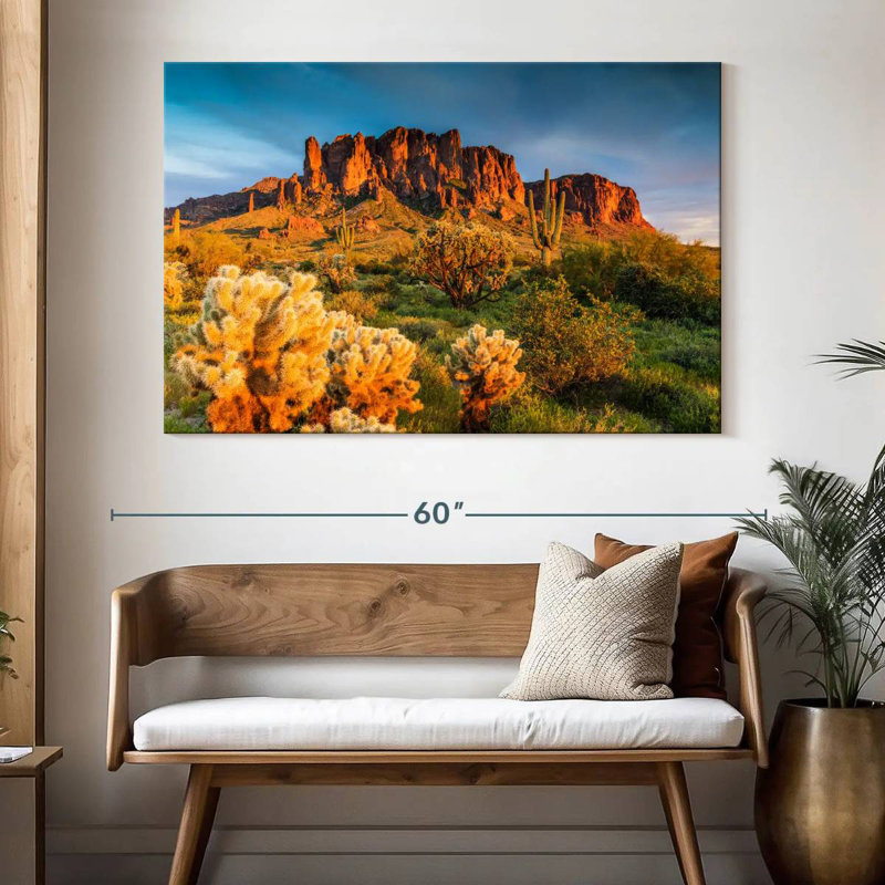 Alvord Superstition Mountains, Phoenix, Arizona, États-Unis, H 34 po x l 51 po