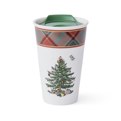 Tasse de voyage tartan