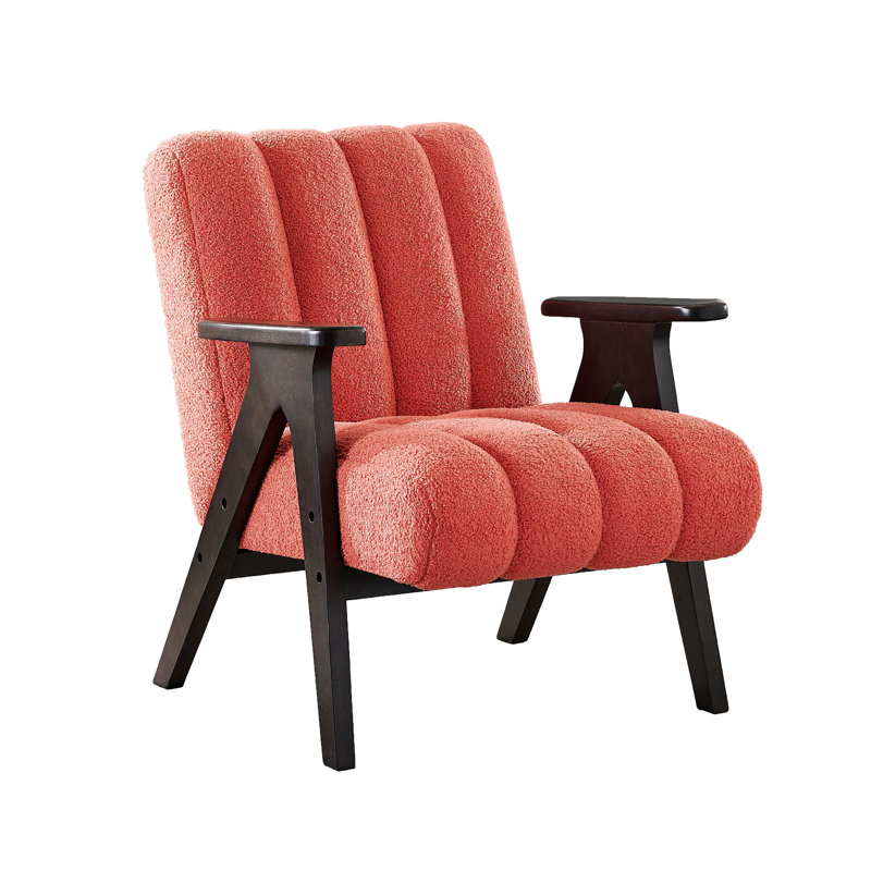 Chaise corail de style moderne avec cadre en bois et confortable - Relax, Coral