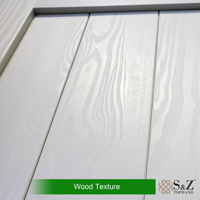 MDF Barn Door, Solid Barn Door Slab Covered with Water-Proof PVC Surface, Simple assembly, Door Only