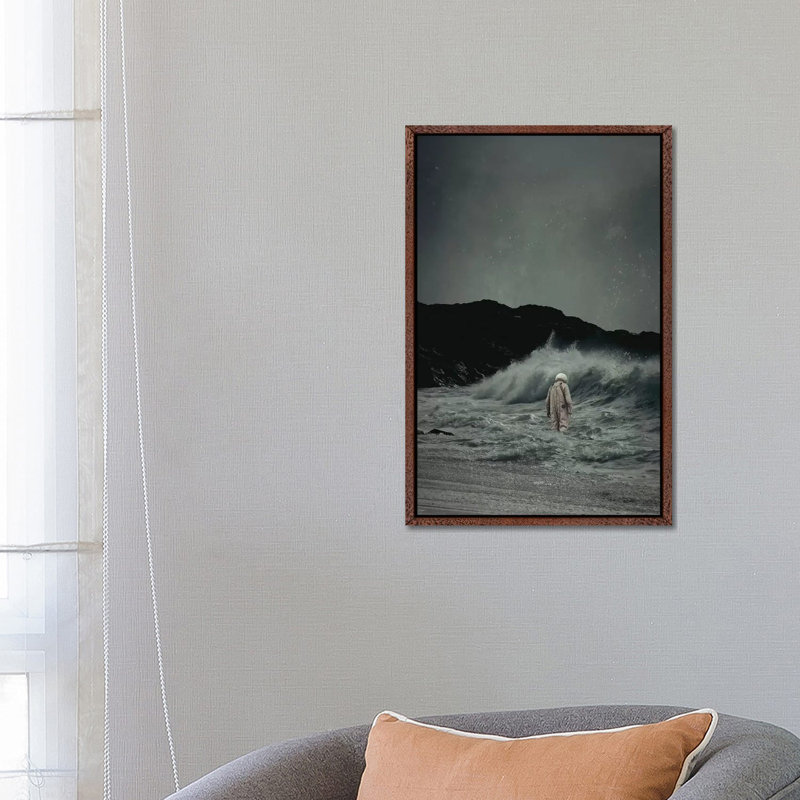 Drifter by Rob Hakemo - Print on Canvas, Classic Brown Wood Framed, 66.04 cm H x 45.72 cm W