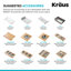 Évier de cuisine KRAUS Kore ™ Workstation Farmhouse-115270562-115270563