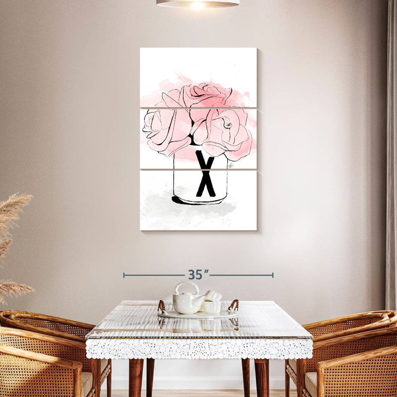 X Bouquet, 45" H x 28" W