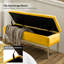 Banc de rangement moderne en velours de 46,5 po Berry-996126446