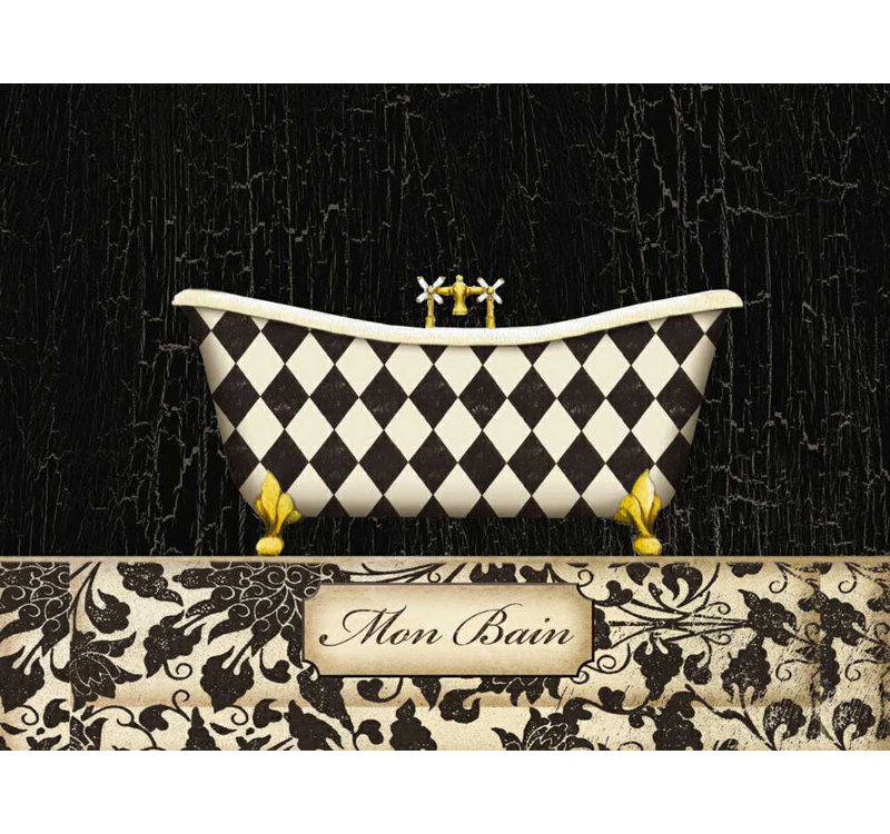 Bathaign Diamonds 2 - impression sur toile tendue, L 16 po x H 12 po