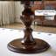 Table ronde classique en bois massif d'érable américain-1058831915