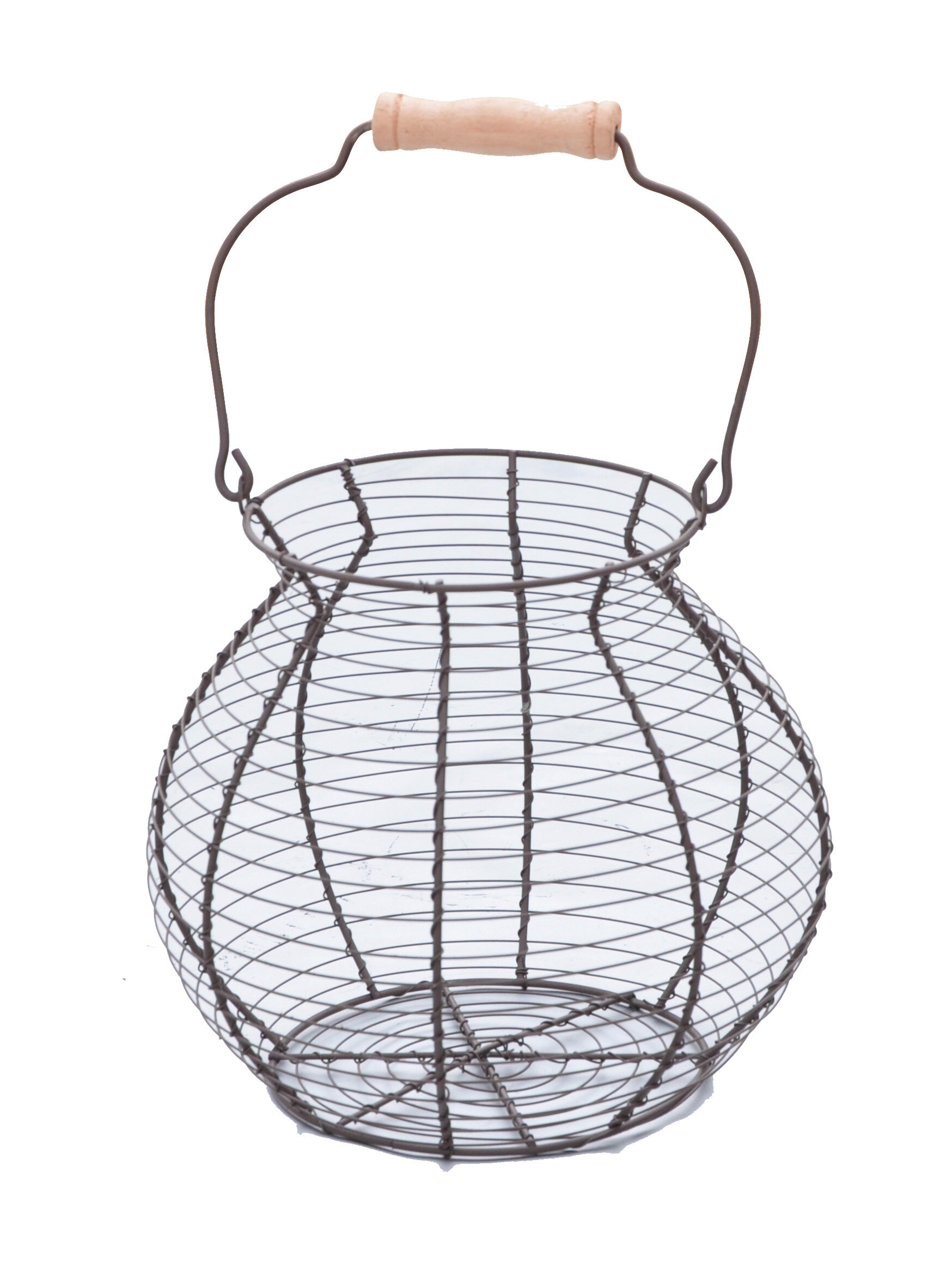 Rosalind Wheeler Zinia Farmhouse Wire Chicken Egg Basket