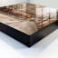 Key storage box, Opens to the right, 30x30x5, White, A historic tram among narrow city streets, 