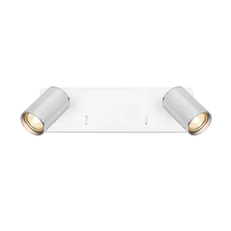Darriah Flush Mount, Gray, White