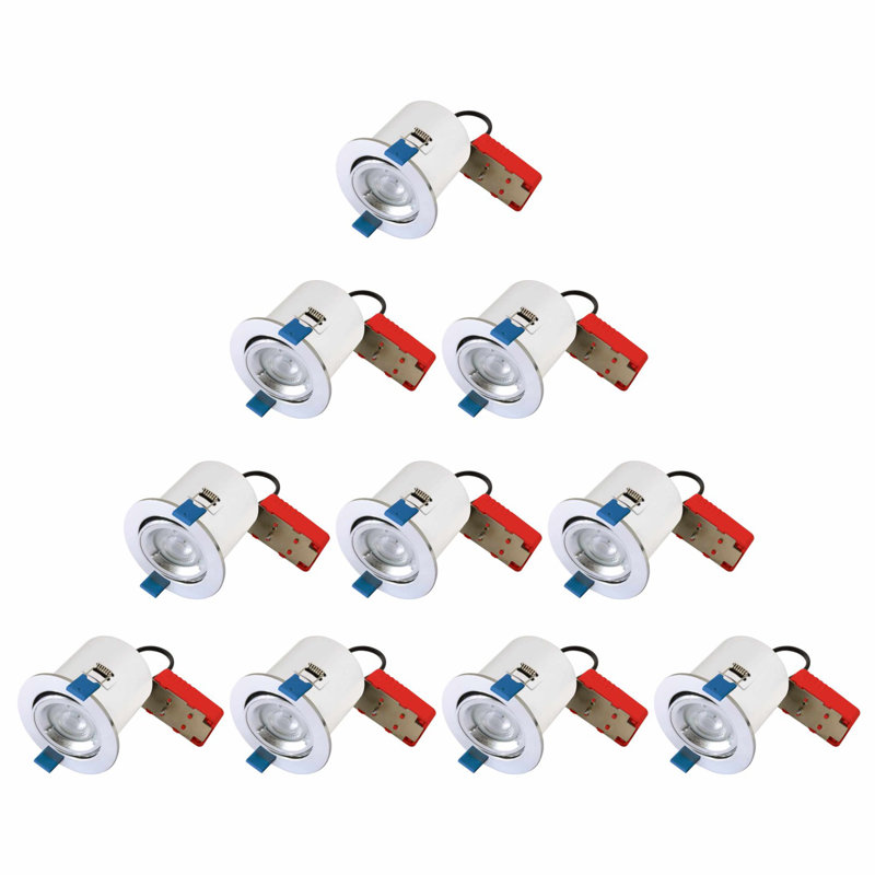 Zuzana 9.6cm Recessed Lighting Kit, Chrome