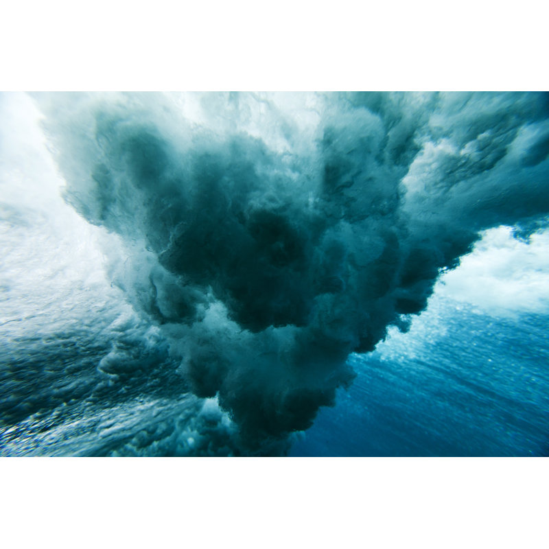 Wave Crashing Underwater by Subman - Print, 81cm H x 122cm W x 3.8cm D