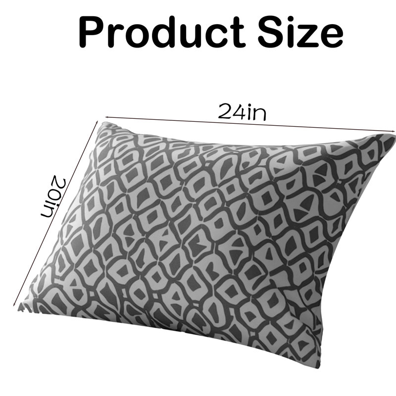 Abstract Diamond Grid Pillow