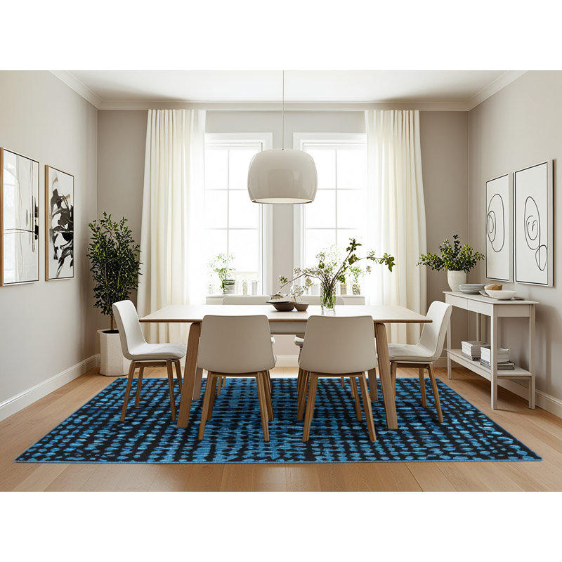 Tapis abstrait moderne 4388, Rectangle 7 pi x 10 pi