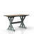 X Based Counter Height Casual Dining Table