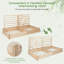 Lit de jardin surélevé en bois Winon