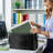 Sorbus Hanging File Organizer Bin Clear Plastic Stackable for Document Storage - Single Piece, Wide