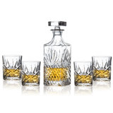 Motes 5 Piece Whiskey Decanter Set