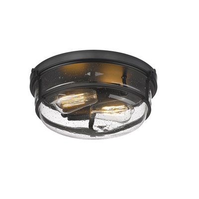 Plafonnier encastré 2 lumières Mayson Noir mat