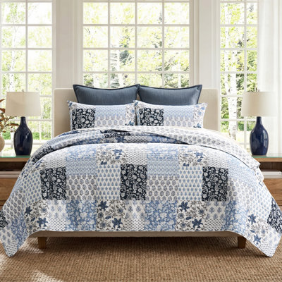 100% Cotton Patchwork Quilt Set