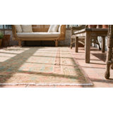 Antique Khotan East Turkestan Allover Pomegranate Design Hand Knotted Pile Rug