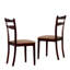 Chaises de salle à manger rembourrées en cappuccino Tiffany Callan-12809332-123187516