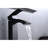 Single Handle Matte Black Bathroom Sink Faucet With Waterfall Spout And Pop-Up Drain  Overflow Integrated  - Stainless Steel For Long-Term Service Easy Installation Combined  Superior Trustworthy