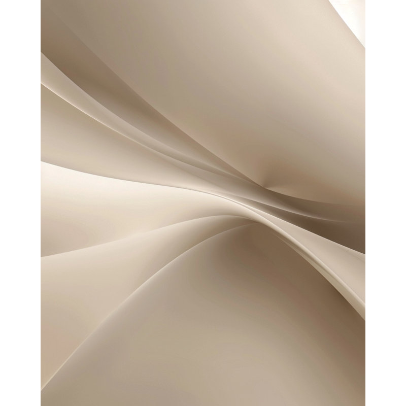 Art mural sur toile Silken Neutral Flow, H 24 po x l 16 po x P 1,5 po