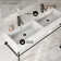 Claire 48" Double Basin Console Sink With Legs