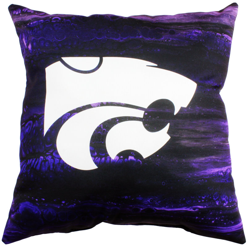 NCAA Throw Pillow, Kansas State Wildcats