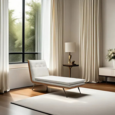 Chaise longue de détente moderne et tendance