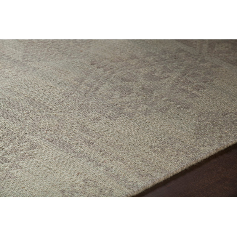 Tapis brun / beige Stillmore tissé à la main, Rectangle 5 pi x 7 pi 6 po