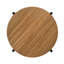 Table basse à finition ouverte noyer 1pc