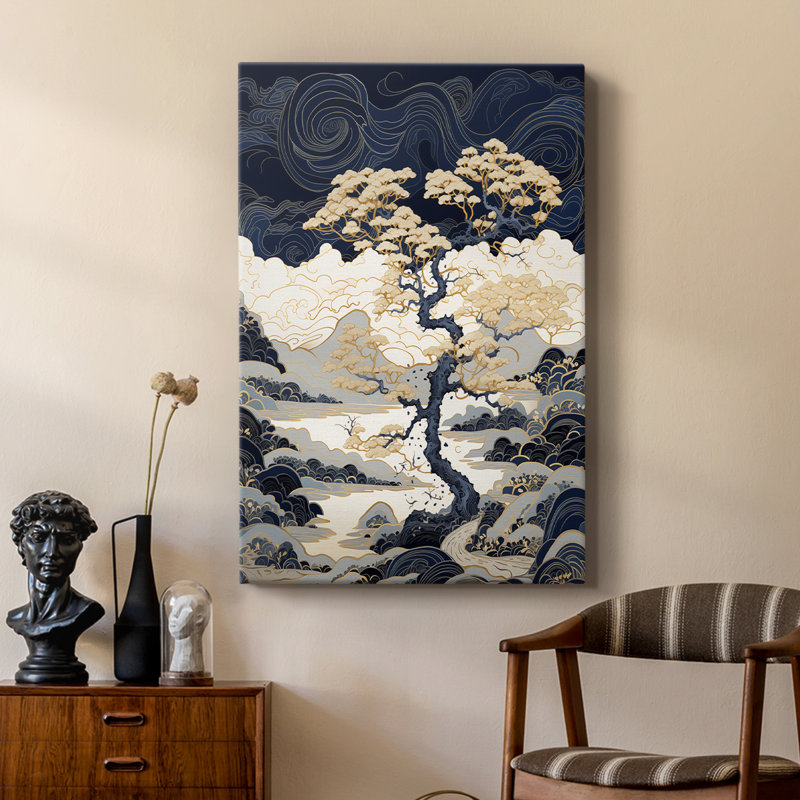 LANDSCAPES Series CLXXXV -Custom Wrapped Gallery Cavas, 18" H x 12" W