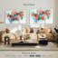 Coquelicots à motif floral abstrait Avery-107952047