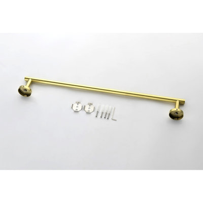 Stainless Steel 6-Piece Bathroom Towel Rack Set - Wall Mounted, Ideal for Organized Storage