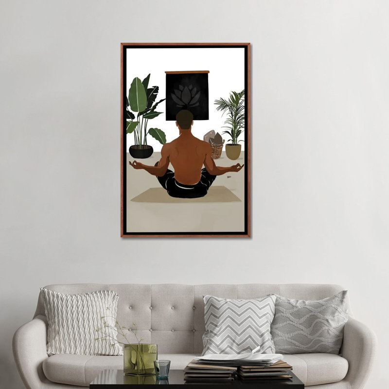 « Focus » par Bria Nicole-impression d’art graphique, Pas de tapis, H 48 po x l 32 po x P 1,5 po