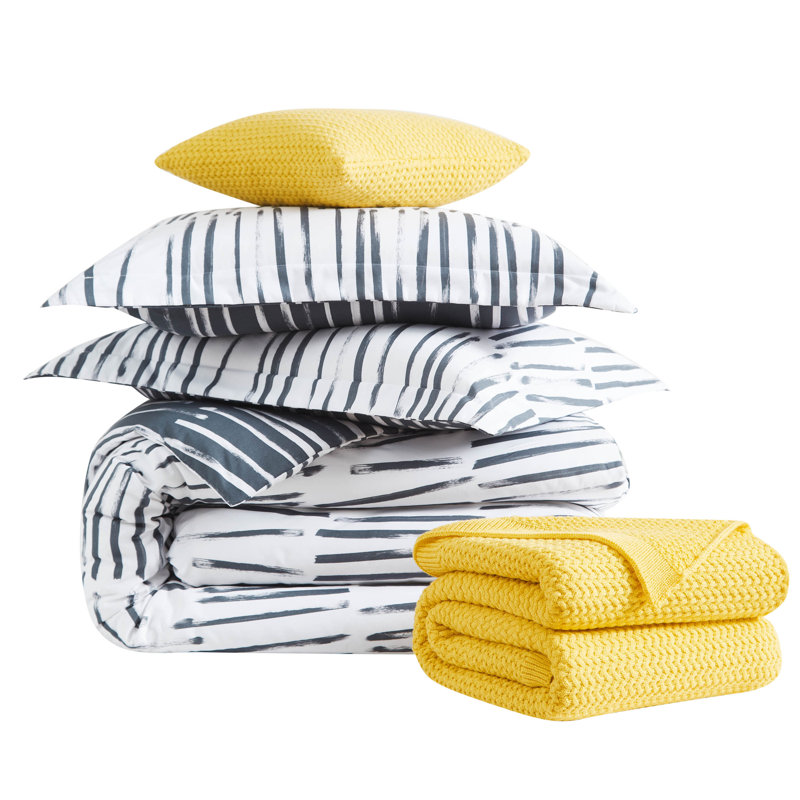 Ensemble de literie pour grand lit réversible Spirit, Édredon simple + 3 pièces supplémentaires