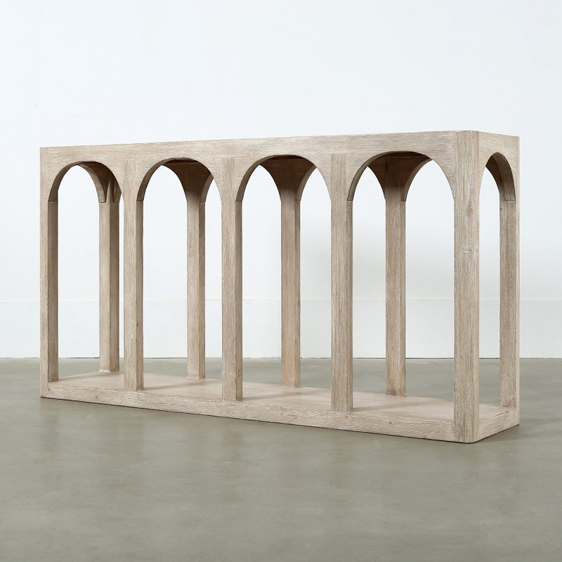 Ming 59 in. Solid Wood Console Table