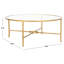 Ensemble de tables de salon en métal forgé 3 pièces Pagéale