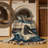 Washable Whaling scenes Nautical Area Rug-1308021727