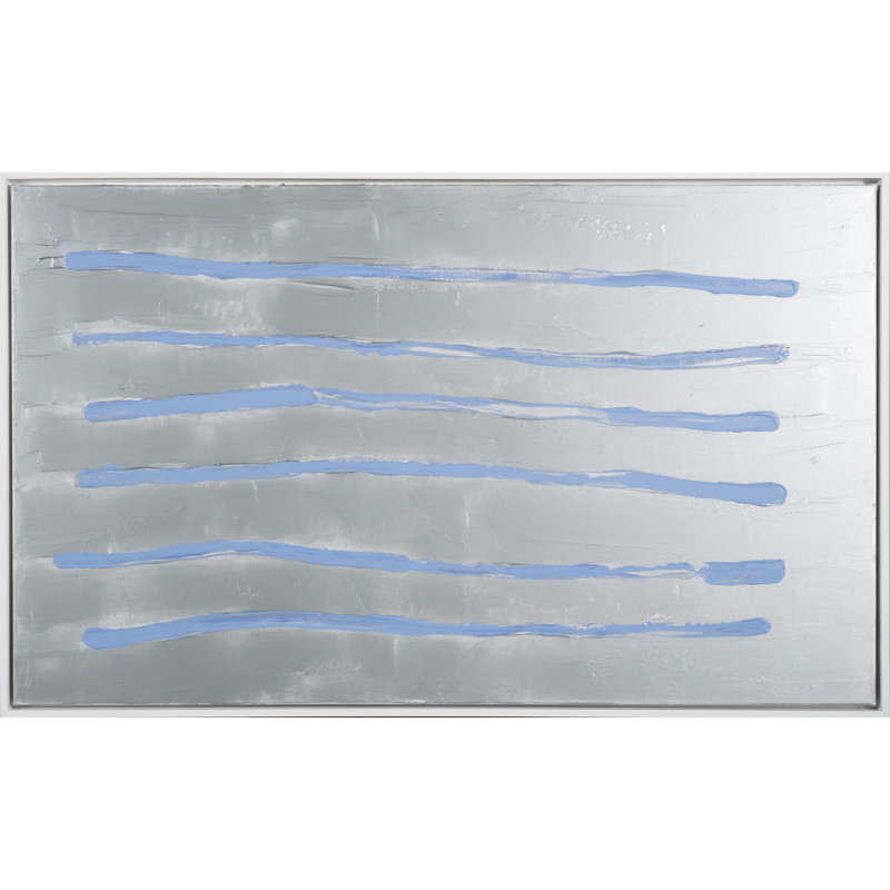 Silver Abstract Print by Robert Robinson