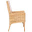 Chaise d'appoint en rotin avec coussin Millbourne-743237982