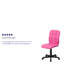Chaise de bureau pivotante en vinyle Bonavant-100667718-100667726