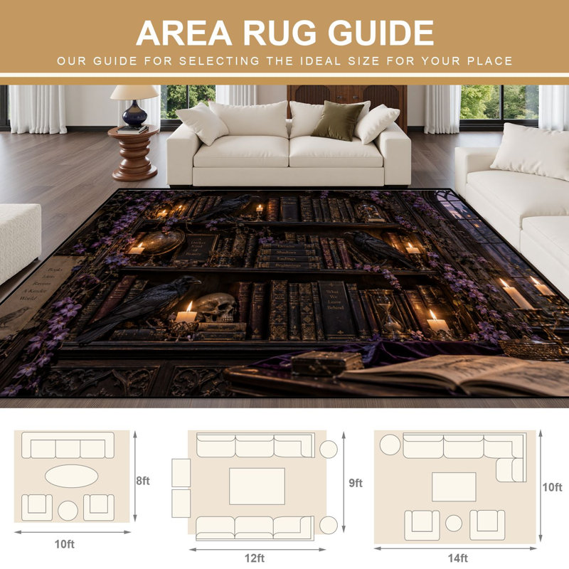 Tapis lavable 8 x 10 x 8 po, 9x12 FT, Color4